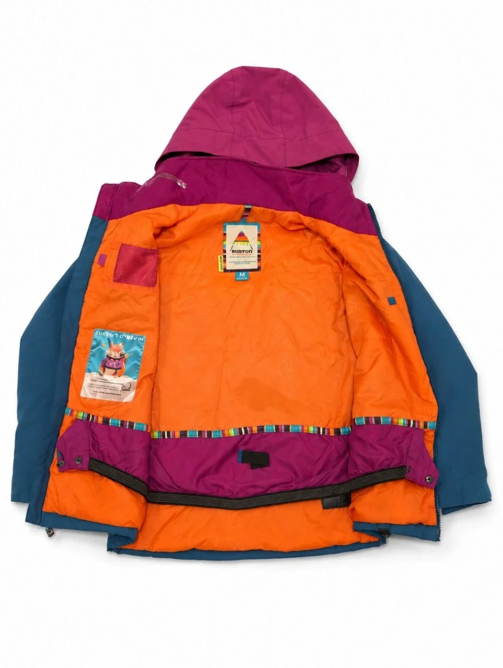 Burton Girls Hart Colorfull Snowboarding‎ Jacket Size M ( 10-12)